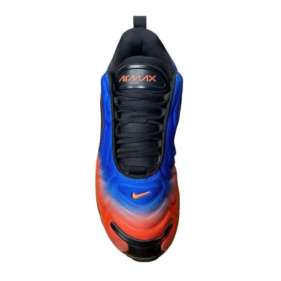 NIKE AIR MAX RED AND BLUE OMBRE DESIGN SNEAKERS SIZE 5.5 YOUTH, WOMEN'S SIZE 7