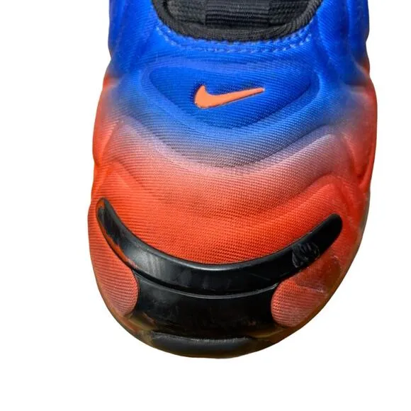 NIKE AIR MAX RED AND BLUE OMBRE DESIGN SNEAKERS SIZE 5.5 YOUTH, WOMEN'S SIZE 7