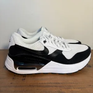 Nike Air Max System Sneakers Shoes Mens Size 10 Black White DM9537-103