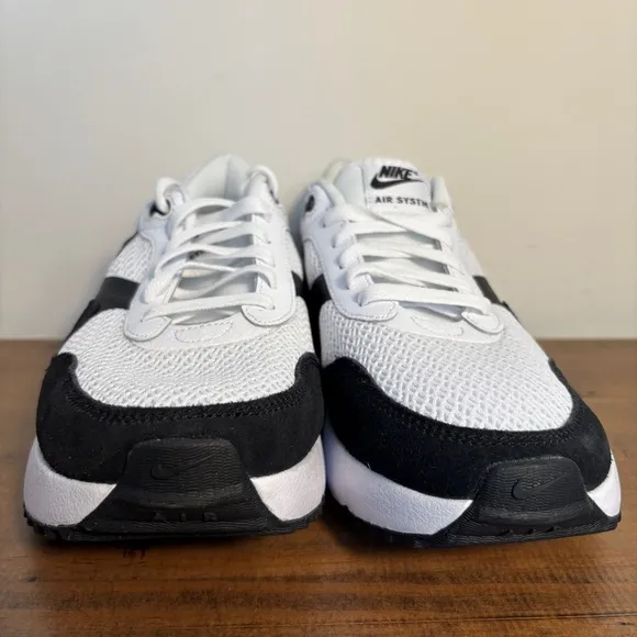 Nike Air Max System Sneakers Shoes Mens Size 10 Black White DM9537-103