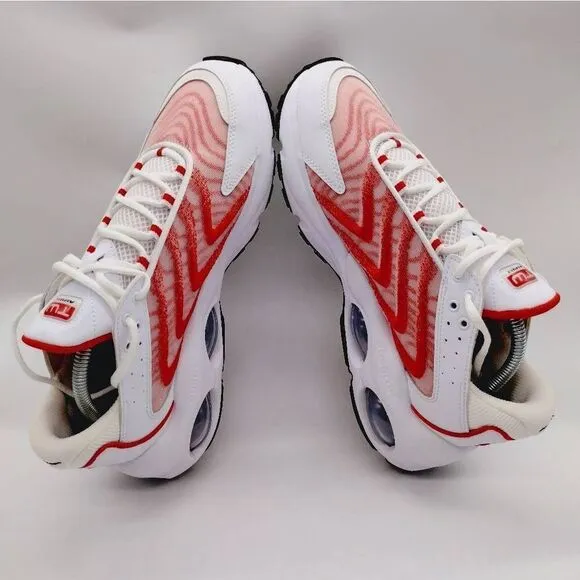 Nike Air Max‎ TW Running Sneakers Mens Size 10 Red White Athletic Shoes