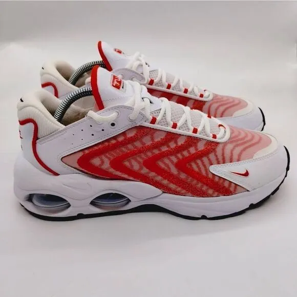 Nike Air Max‎ TW Running Sneakers Mens Size 10 Red White Athletic Shoes