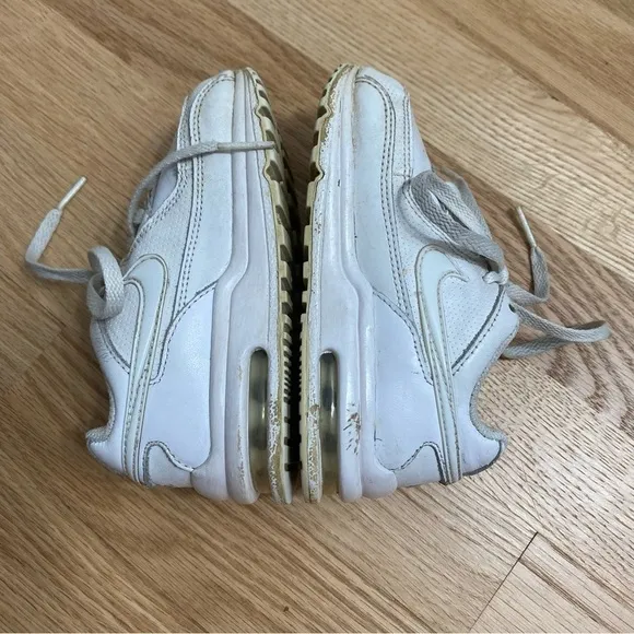 Nike Air Max White Sneakers Shoes Sz 8 White Toddler Kids