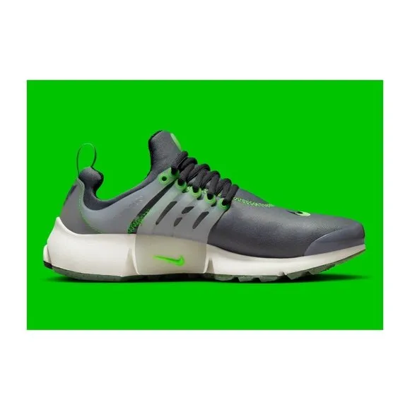 Nike Air Presto PRM Low Mens Running Shoes Grey Green FJ2685-001 NEW Size 6