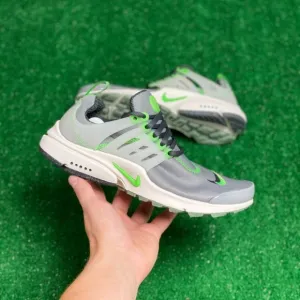 Nike Air Presto PRM Low Mens Running Shoes Grey Green FJ2685-001 NEW Size 6
