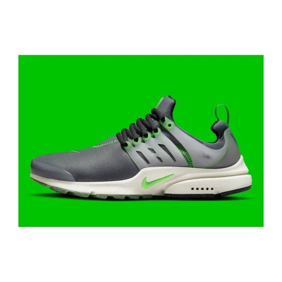 Nike Air Presto PRM Low Mens Running Shoes Grey Green FJ2685-001 NEW Size 6