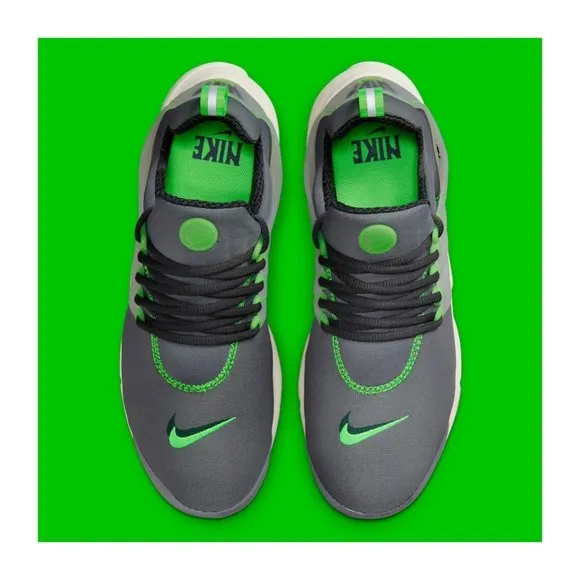Nike Air Presto PRM Low Mens Running Shoes Grey Green FJ2685-001 NEW Size 6