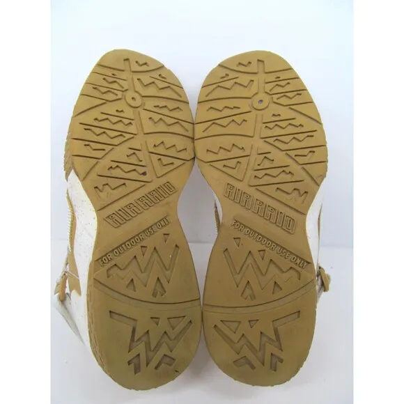 Nike Air Raid 642330-007 Mens Metallic Gold Basketball Sneakers US 8.5 EUR 42