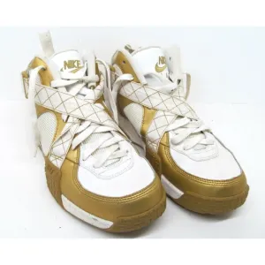 Nike Air Raid 642330-007 Mens Metallic Gold Basketball Sneakers US 8.5 EUR 42