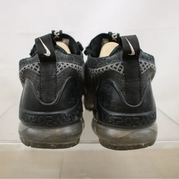 Nike Air VaporMax Flyknit 2021 Youths 6.5 Womens 8 Running Shoes Black White