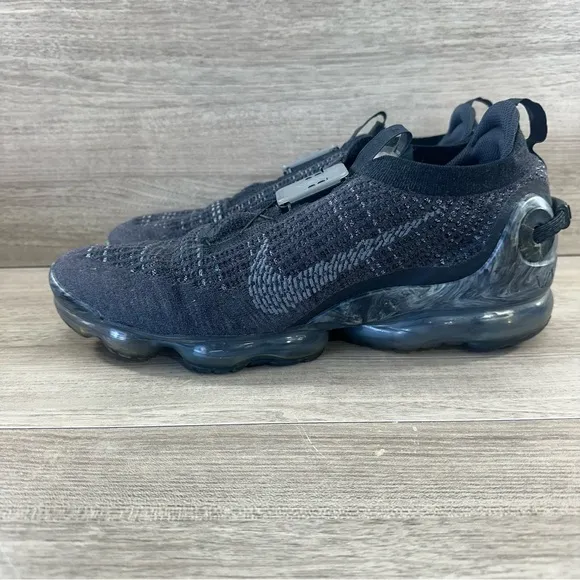 Nike Air VaporMax Flyknit Black Gray Athletic Shoes CJ6740-002 Men's 14