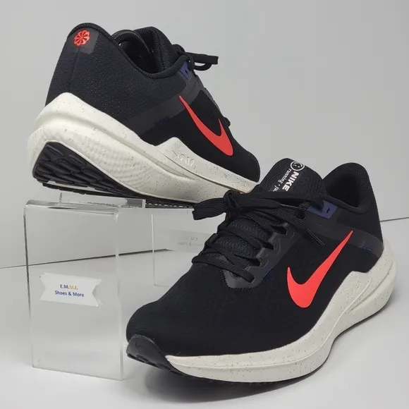NIKE AIR WINFLO 10 Men's Size 11.5 Running Shoes DV4022-002 Black/Red New
