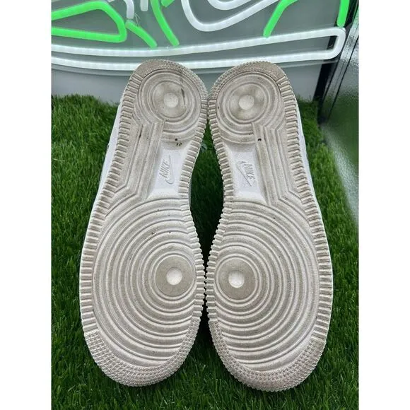 Nike Boys Air Force 1 Low DH2920-111‎ Triple White Sneakers Shoes Size 6Y W 7.5
