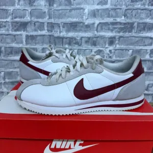 Nike Cortez Basic Leather 06' White‎ Team Red Running 316418-109 Mens Size 8.5