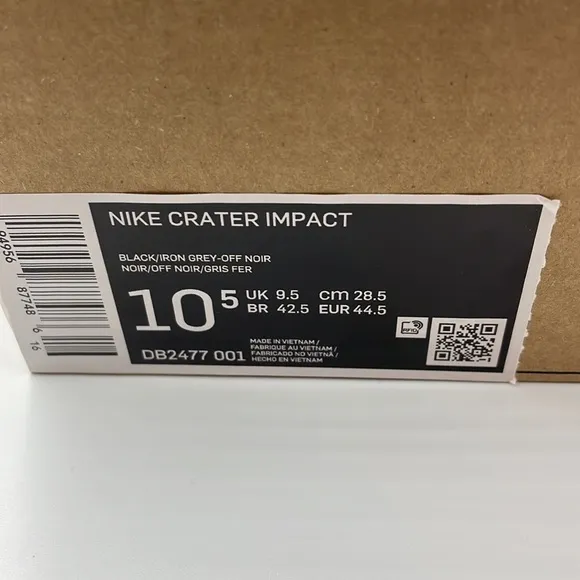 Nike Crater Impact Running Shoes Men’s Sz 10/10.5