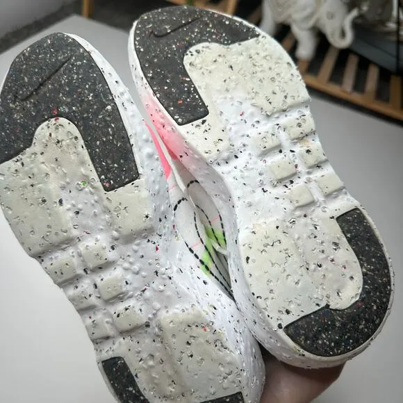 Nike Crater Impact Summit White Black Green Glow Sneakers