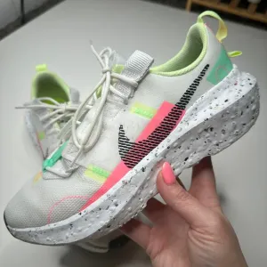 Nike Crater Impact Summit White Black Green Glow Sneakers