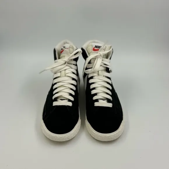 Nike DA4672-001 Blazer Grade School Black Suede Hi Top Sneaker Shoes US Youth 6Y