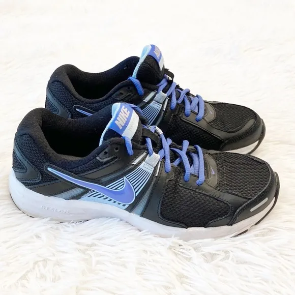 NIKE | Dart 10 Black Purple running sneakers shoes women’s 7