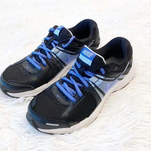 NIKE | Dart 10 Black Purple running sneakers shoes women’s 7