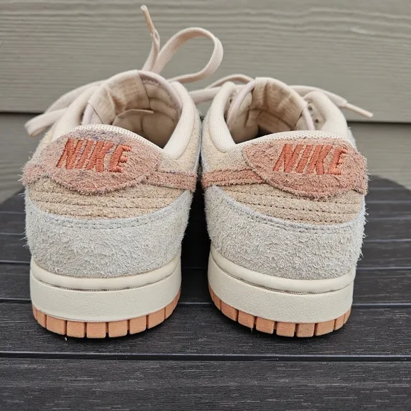 Nike Dunk Low Burnt Sunrise Suede Sneakers HF5075-287 Womens Size 9.5