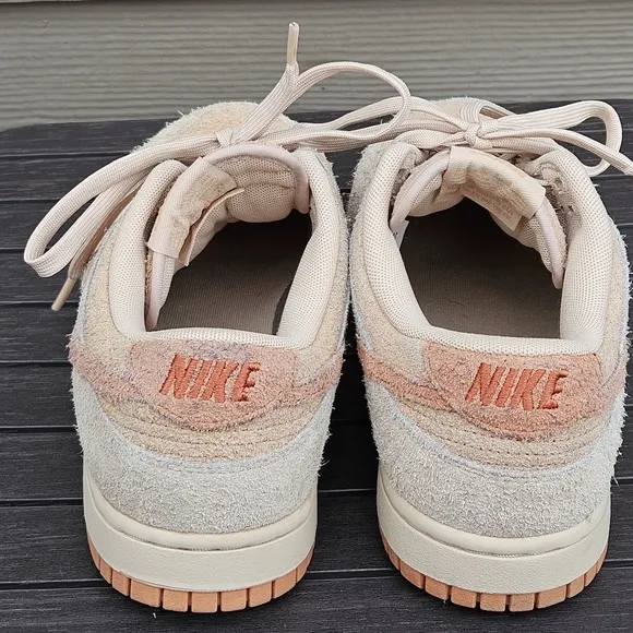 Nike Dunk Low Burnt Sunrise Suede Sneakers HF5075-287 Womens Size 9.5