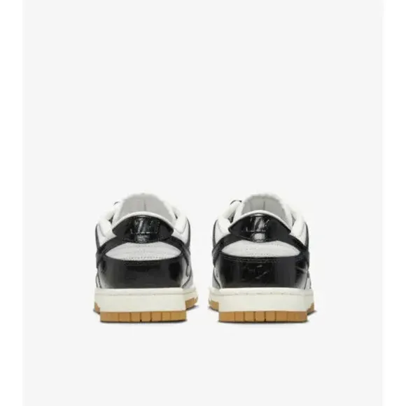 Nike Dunk Low LX FJ2260-003 Sneakers Women's Black Leather Lifestyle Shoes PSS53