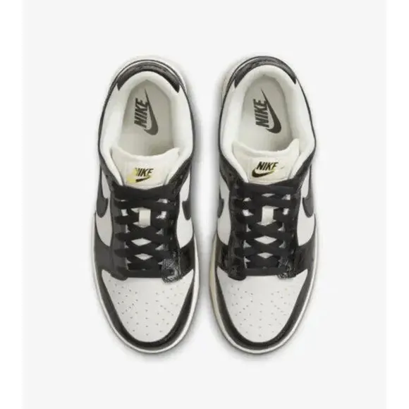 Nike Dunk Low LX FJ2260-003 Sneakers Women's Black Leather Lifestyle Shoes PSS53