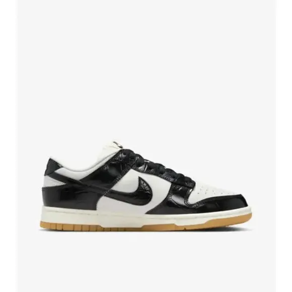 Nike Dunk Low LX FJ2260-003 Sneakers Women's Black Leather Lifestyle Shoes PSS53