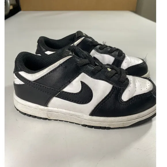 Nike Dunk Low Panda Childs 10C Sneakers Shoes