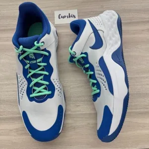Nike Fly By Mid 3 Basketball Shoes Men's Size 14 Sneakers White /Blue DD9311102