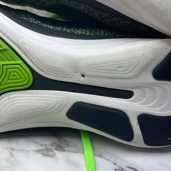 Nike Flyknit Lunar3 Green Black Style  Running Athletic Shoes