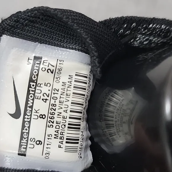Nike Flyknit Racer oreo 2.0 black white running shoes 526628-012 women's 9