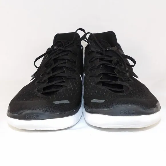 Nike Free RN 2018 Men's Size 13 Black Trainer Running Shoes 942836-001