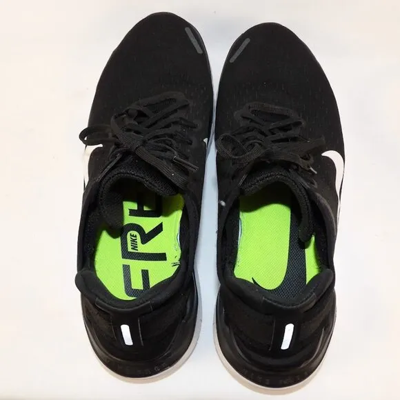 Nike Free RN 2018 Men's Size 13 Black Trainer Running Shoes 942836-001