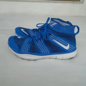 Nike Free Train Virtue Mens Running Shoes 898052 - 400 Size 12 Blue/White