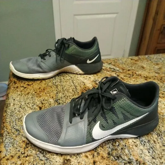 Nike FS Lite TR (807113-007) Gray Green,and White Athletic Shoes Men 10 Trainers
