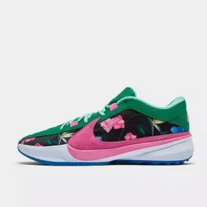 NIKE GIANNIS ZOOM FREAK 5 DX4985-401 Light Photo Blue/Playful Pink Shoes NWOB