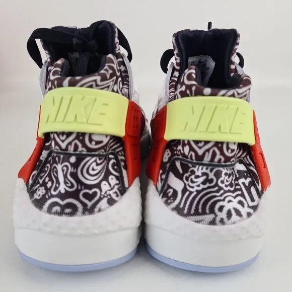 Nike Huarache Run SE GS White Kids Running Shoes