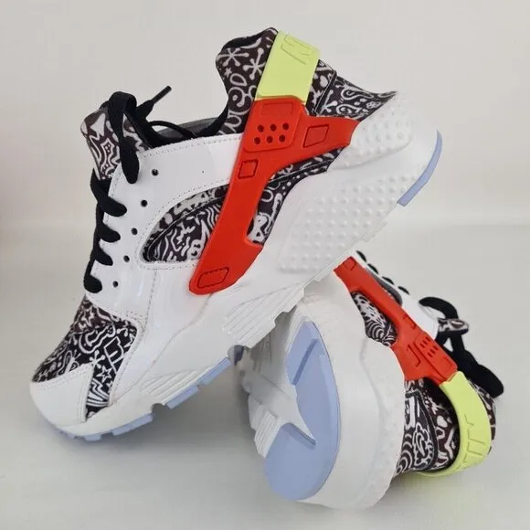 Nike Huarache Run SE GS White Kids Running Shoes