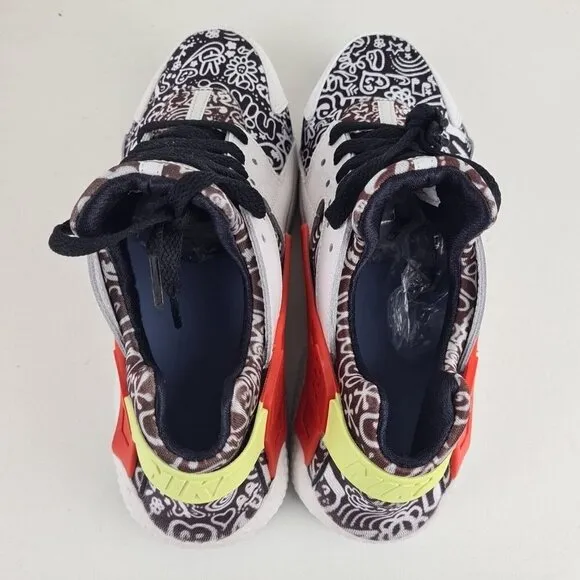 Nike Huarache Run SE GS White Kids Running Shoes
