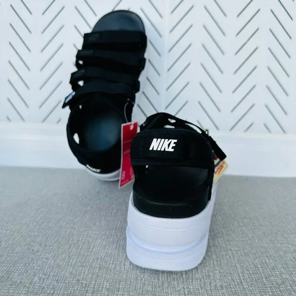 ⭐Nike Icon Classic Platform Chunky Size 9 Women's Sandals Black DH0224-001 New