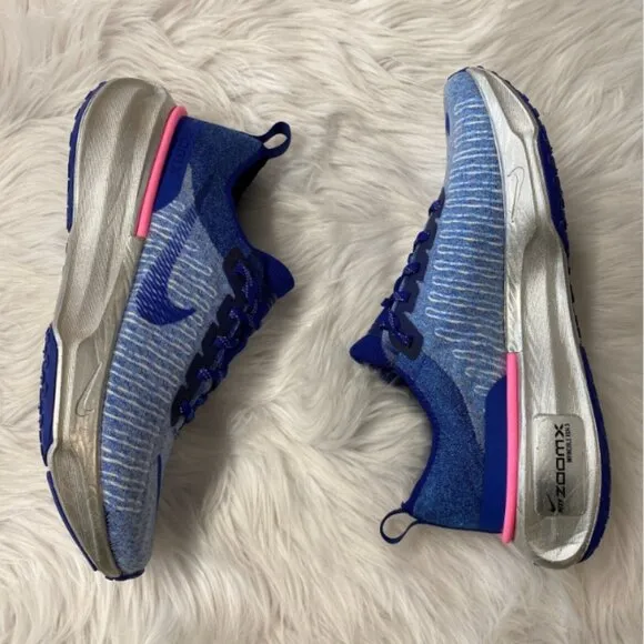 Nike Invincible Run Flyknit 3 Womens Running Shoes Blue DX5051-400 VNDS Sz 10.5
