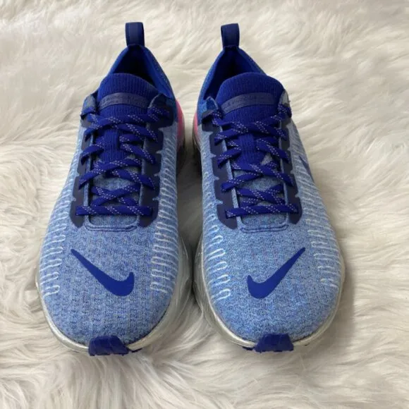 Nike Invincible Run Flyknit 3 Womens Running Shoes Blue DX5051-400 VNDS Sz 10.5