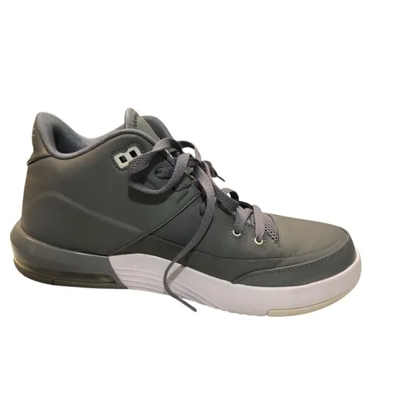 Nike Jordan 2015 Flight Sneakers Flight Origin 3 Mens Gray And White Size 10.5