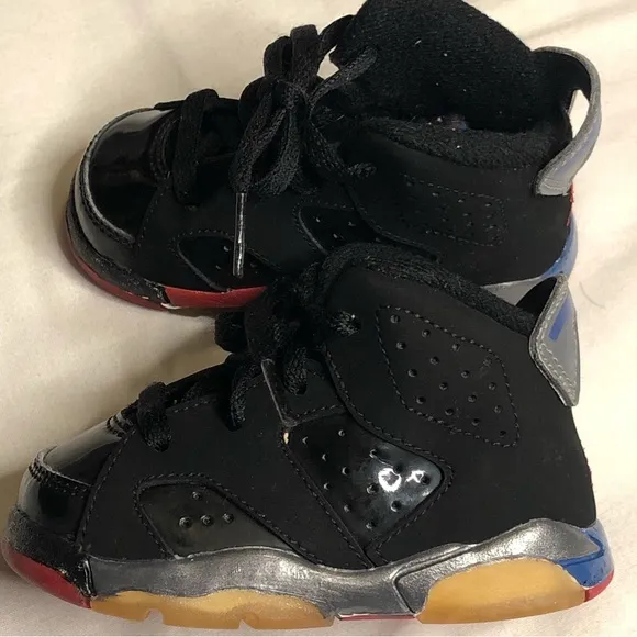 Nike Jordan 6 retro black basketball 🏀 baby sneakers