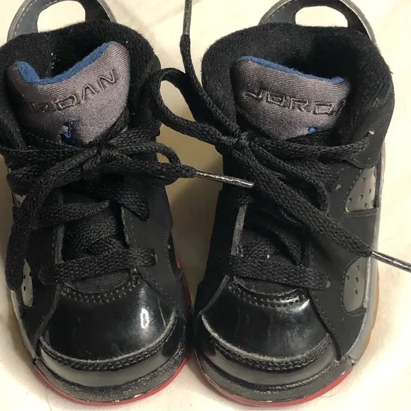 Nike Jordan 6 retro black basketball 🏀 baby sneakers