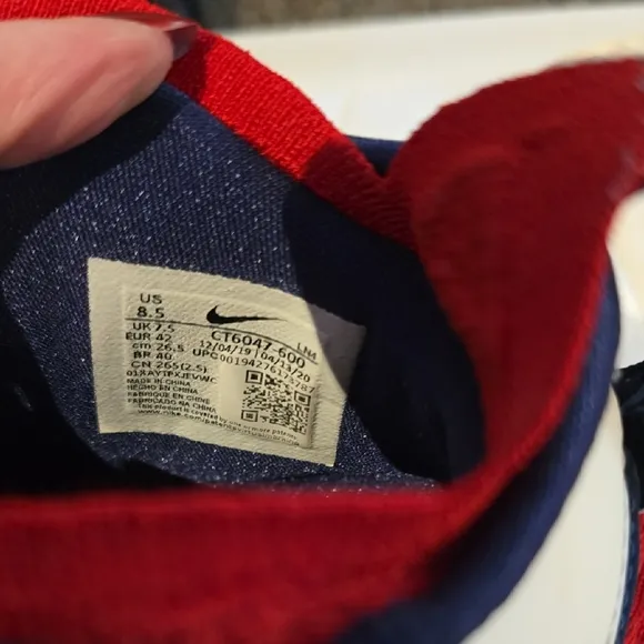 Nike Kids Red Athletic Shoes