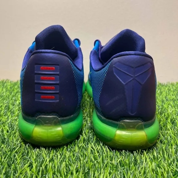 Nike Kobe 10 X Low Emerald City Blue Green Silver