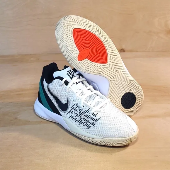 Nike Kyrie Flytrap 2 GS Black Green Athletic Shoes AQ3412-136